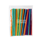 PALOS DE MADERA CILINDRICOS COLORES 15 CM. C/20