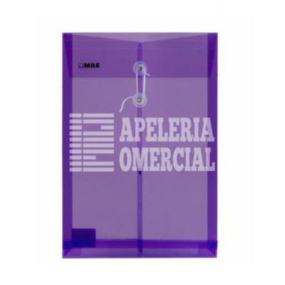 SOBRES DE PLASTICO T.CARTA MORADO