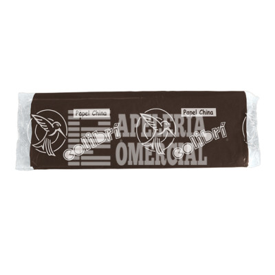 PAPEL CHINA COLOR C/100 CAFE