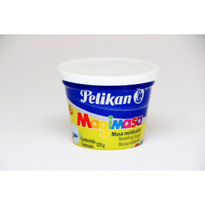 PLASTILINA MOLDEABLE PELIKAN 120 GRS. BLANCO