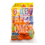 GLOBOS BOLSA C/50 # 9 C.NARANJA